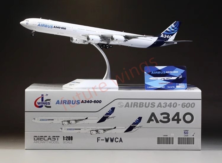レビュー高評価商品 Super F A340-600 Color House Airbus Wings* JC Rare)1:200 航空機・ヘリコプター