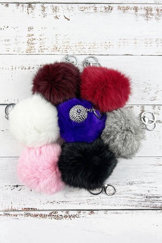 Llavero Pompón con Estrás, Llavero Bolso, Accesorios Bolso - Imagen 3 de 12