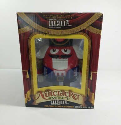 M&M'S Limited Edition Holiday Chocolate Candy Dispenser Nutcracker