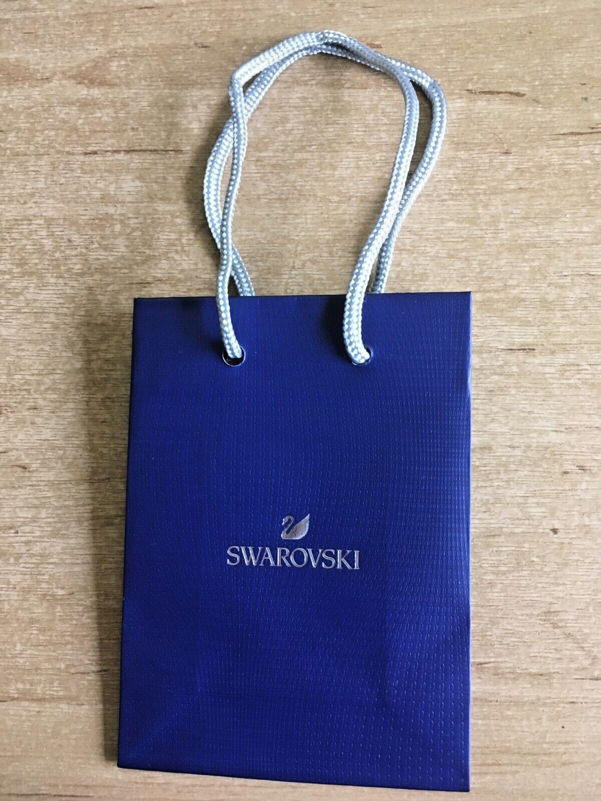 SWAROVSKI- SMALL BLUE GIFT BAG-Size-5 3/4" X 4"  Brand New. Multiple available..