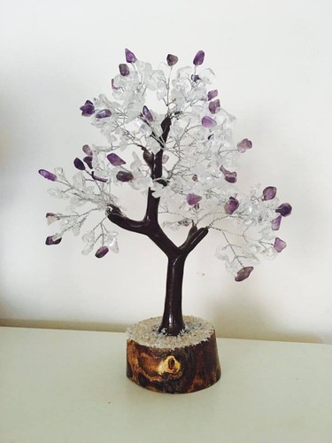 7 Kristallbaum, Chakra Lebensbaum, Kristall Heilung Edelstein Wohndeko Geschenk - Bild 20 von 28