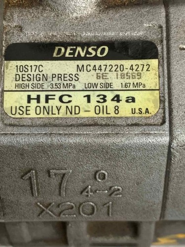 02-06 Toyota Camry Highlander Solara A/C Air Compressor OEM MC447220-4272 4CYL - Bild 2 von 4