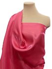 Shimmer Satin Fabric Lipstick Pink. 1 Yd Bridal, Drapery, Formal, Costume