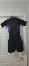 BODY GLOVE Women's Spring Suit Pro 3 Size M 7/8 (120-130lb) Black Purple NEW
