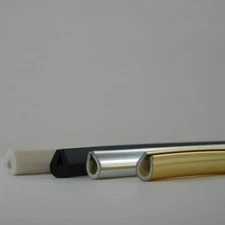 5/16" x 150' Roll Trim-Gard U-Style All Black Door Edge Guard (22-150)