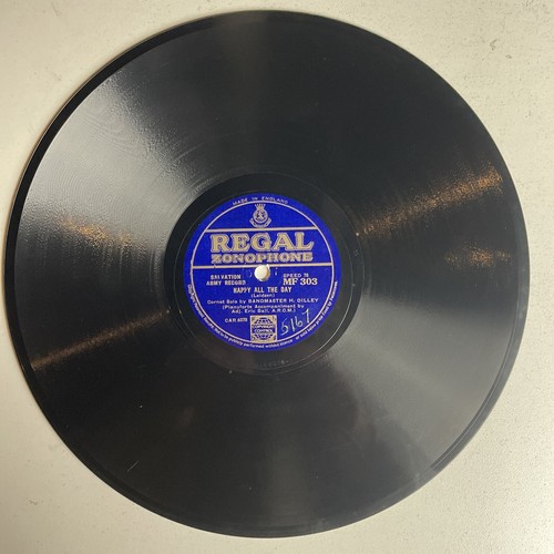 10" 78 RPM-H. Dilley-Cheerful Voices/Happy All the Day/Regal Zonophone MF 303 - Picture 2 of 4
