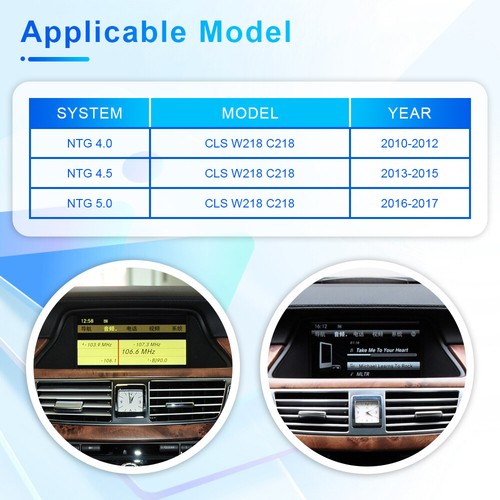 Wifi Car Linux Screen Carplay 10.25'' For Benz CLS W218 C218 2010-17 NTG4/4.5/5 - Picture 3 of 12