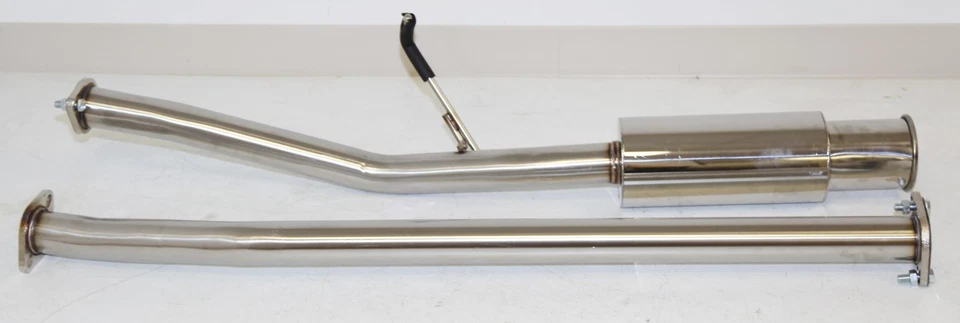 Ajustable Punta de escape Catback para tubería 96-01 SUBARU IMPREZA RS EJ25 2,5" Foto 4 de 4