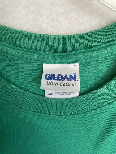 Subway T-Shirt 3XL Staff 2-sided Employee Uniform Green Buffalo Chicken Low Fat - Picture 5 of 7