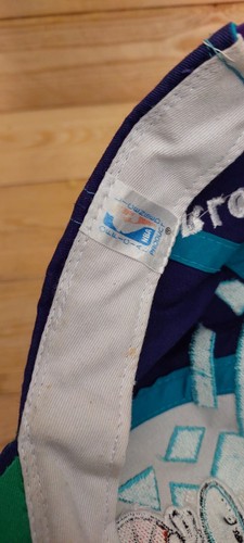 Cappello Snapback vintage Charlotte Hornets Shatter specialità sportive NBA - Foto 8 di 9