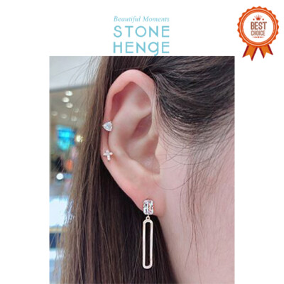 [STONE HENgE] 925silver☆S Link K1575 Earrings Stonehenge S Link Silver Earrings K1575 Korean Jewelry | eBay UK