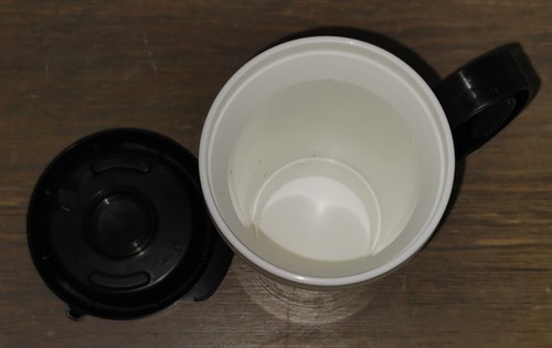 Disney Parks Let The Memories Begin Refill Plastic Travel Cup Whirley Mug Black - Picture 2 of 8