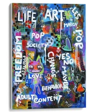 Graffiti Art Prints, Urban Art, Original Painting Prints, Pop Art, Canvas Prints