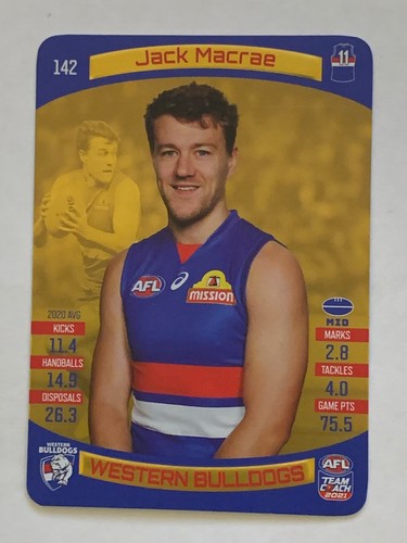 2021 AFL TEAMCOACH GOLD CARD SINGLES - Price Per Card-Excellent. - Bild 75 von 121