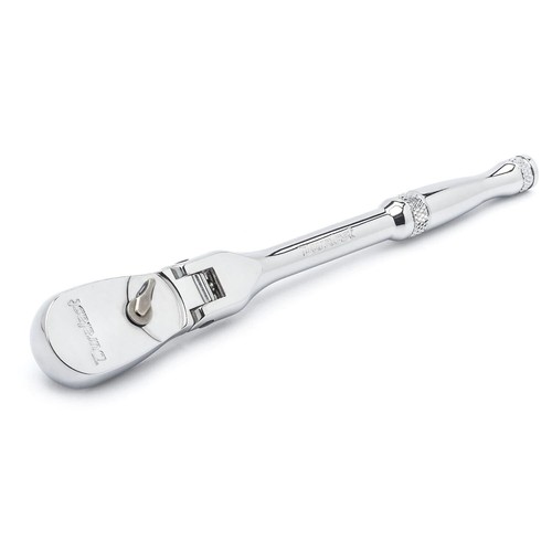 Duralast 1/4in Drive 100-Position Full Polish Flex Head Ratchet  Part # 51-003 - Picture 2 of 6