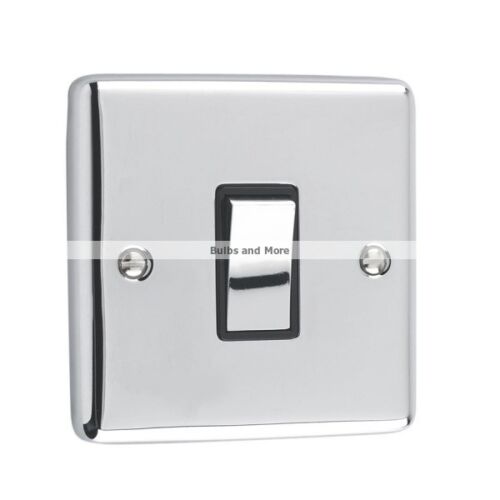 Windsor Range - Polished Chrome Sockets and Switches Black Trim - Picture 2 of 35