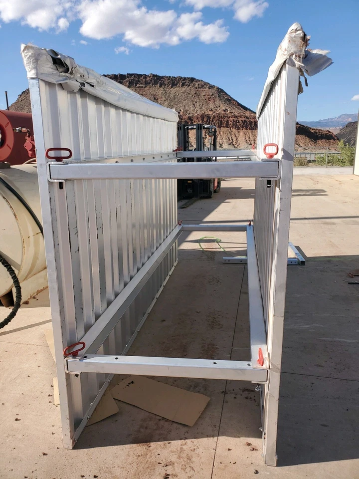 CAJA ZANJA TODO ALUMINIO (Certificada) 6'Hx10'Lx3' 4" W peso aprox 650lbs Foto 2 de 4