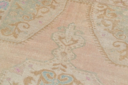 Alfombra turca 4x7 tejida a mano alfombra Oushak 135x220 cm alfombra de lana natural alfombra silenciada - Imagen 7 de 11