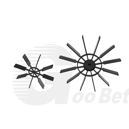 100mm 70mm Plastic Paddle Wheel Props For 2mm Shaft Motor RC Boat Ship Model DIY - Picture 9 of 9