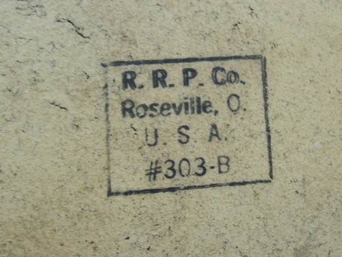 Robinson Ransbottom Pottery Roseville Ohio Crock 6" Diameter Blue Stripe #303-B - Picture 2 of 7