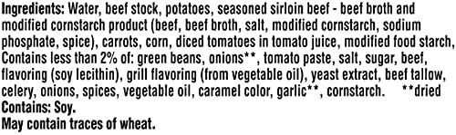 Campbell’s Chunky Soup Sirloin Steak With Hearty Vegetables Soup 18.8 Oz Can - Picture 5 of 8