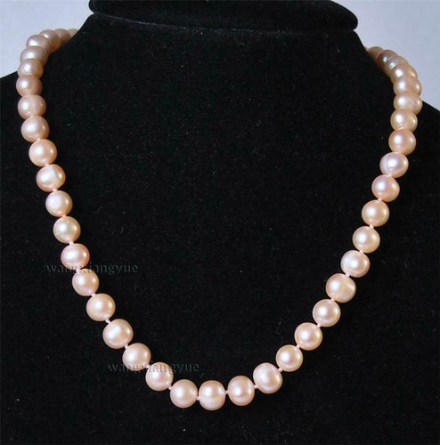 Collar de perlas cultivadas Akoya blanco/rosa/púrpura de 8-9 mm natural blanco/rosa/púrpura - Imagen 10 de 12