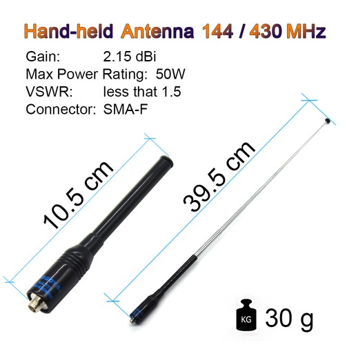 Nagoya Original Genuine NA-773 SMA-Female Antenna For UV-5R UV-82 Radio - Picture 3 of 7