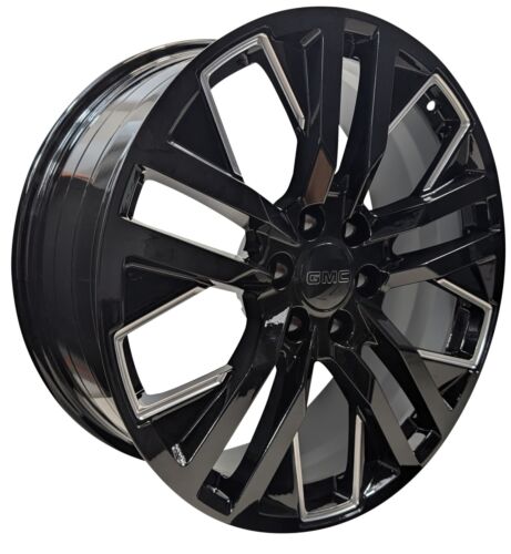 26" Black Rims Fits GMC Denali 2012-2025 Sierra XL 4x4 Yukon SLT SLE XL AT4 1500 - Bild 5 von 8