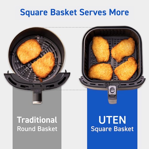 5.5L Electric Air Fryer Large Capacity Oven Adjustable Temperature with Basket image