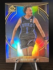 DERECK LIVELY 2023 BOWMAN CHROME UNIVERSITY INVICTA INSERT #BI-1 DUKE BASKETBALL