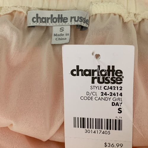 Charlotte Russe Women SunDress Sz S Multicolor Chevron Maxi Strapless NEW - Picture 3 of 13