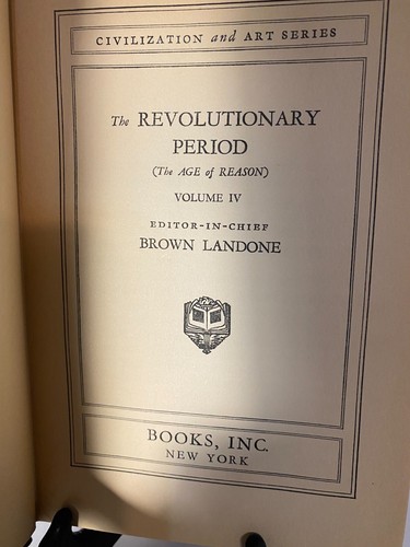 History of Civilization, Volume 1-4, By Brown Landone, Copyright 1942, Hardcover - Bild 3 von 5