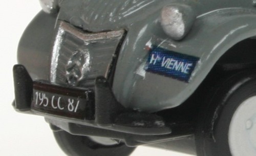 MAKETTE 87001 Citroen 2CV AU "camionette" (1:87) grau, Metallmodell - Bild 3 von 3