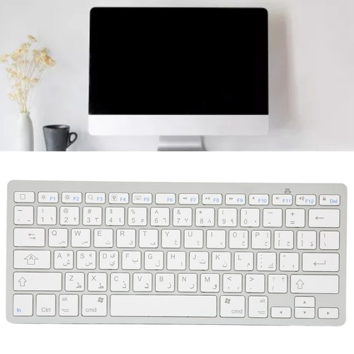 (Arabic)Portable Wireless Keyboard Mini 78 Key Compact Tablet Fit - Picture 5 of 24