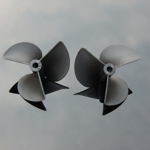 Nylon Plastic Ship Propeller Props 3 Blade For RC Boat Model DIY 35mm/36mm/55mm - Picture 4 of 5
