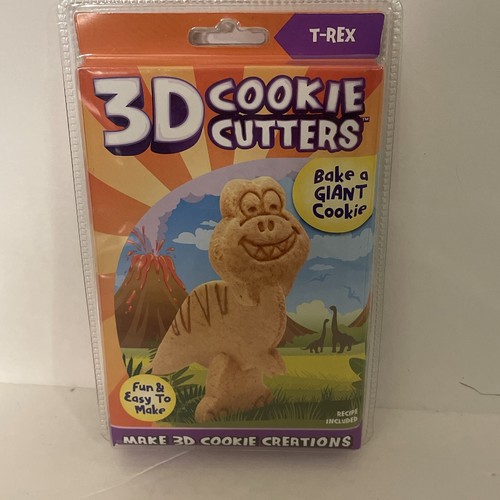 3D Cookie Cutter Dinosaur 4 Giraffe T Rex Brontosaurus Triceratops Brand New! - Picture 4 of 9