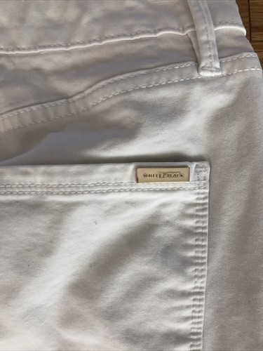 White House Black Market White Skinny Ankle Jeans 6 NWOT - Picture 4 of 6
