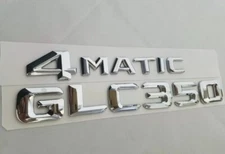 GLC350 + 4matic fit mercedes REAR TRUNK NAMEPLATE BADGE EMBLEMS NUMBERS letters 