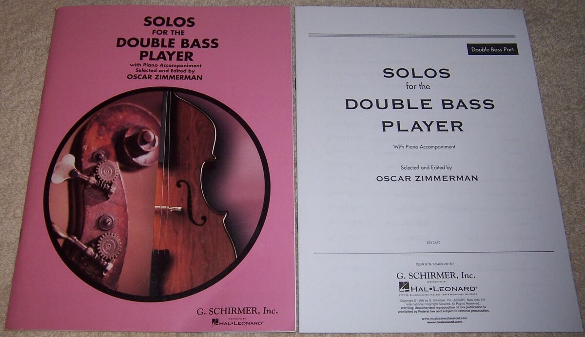 Solos for the Double Bass Player (Double Bass and Piano) by Solos for the Double Bass Player (Double Bass and Piano) by