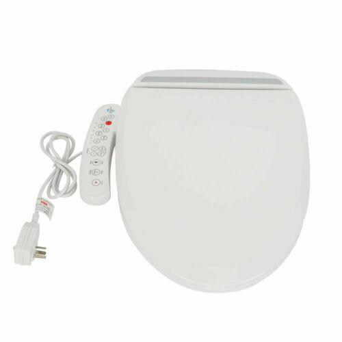 Smart Auto Toilet Electric Bidet Warm Toilet Seat Self Clean Twin Nozzles White - Picture 8 of 12