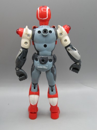 1988 Toho Takara Zap Power Force Lot of 3 Police Figures Red Blue White - Picture 6 of 10