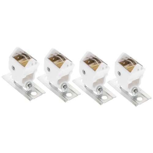 4 Pcs Pullax Lock Set Roman Shade Cord Pulley Replaceable Curtain - Picture 3 of 12