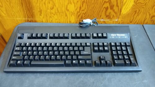 Vintage Key Tronic Pc Keyboard Black Ps2 - Picture 2 of 2