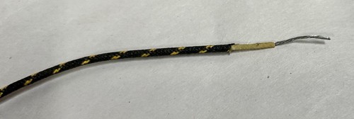 50 ft Vtg Belden Braided Cloth Covered 20 Gauge Stranded Tinned Copper Wire (A8) - Picture 4 of 9