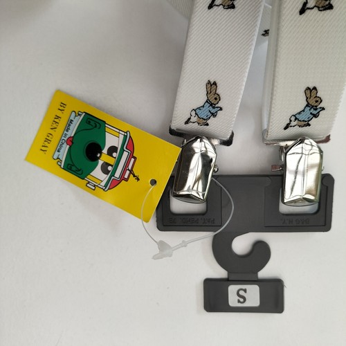 Vintage 90s Peter Rabbit Braces Suspenders Deadstock With Tags - Picture 8 of 9