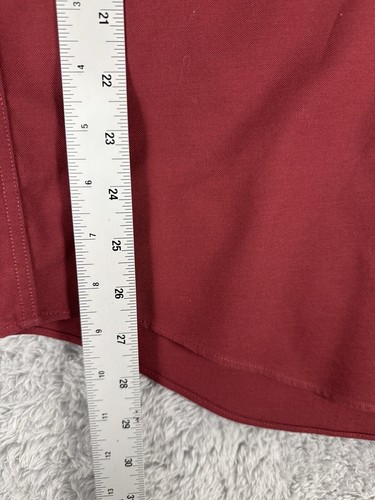 Brooks Brothers Non Iron Button Up Shirt Long Sleeve Men L Traditional Red Logo - Picture 5 of 8