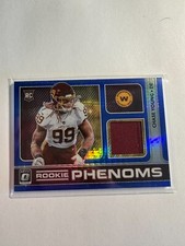 K132,459 - 2020 Donruss Optic Rookie Phenoms Jerseys Blue Hyper #16 Chase Young
