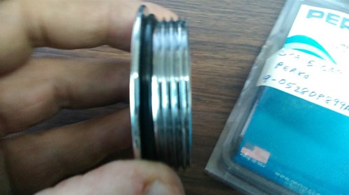 NEW PERKO PART# 9-0528DP899A 1-1/2" CHROME CAP ONLY FOR 528 1 1/2" DECK PLATES - Picture 2 of 3