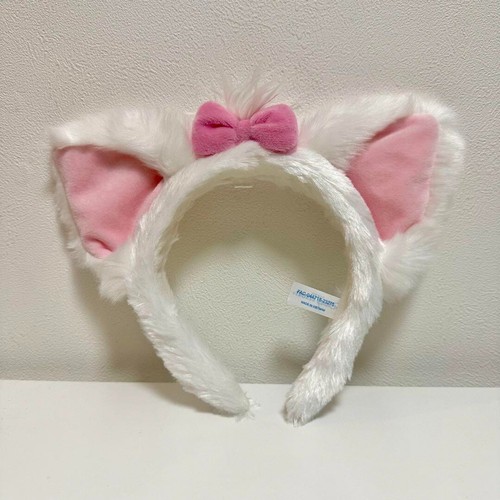 Diadema esponjosa orejas Marie The Aristocats Tokyo Disney Resort Disneyland Japón - Imagen 1 de 2
