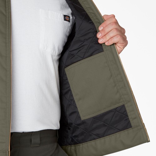 Dickies Insulated Eisenhower Jacket, Work Jacket, Dickies TJ15 MS , NWT, Moss Gr - Picture 4 of 4